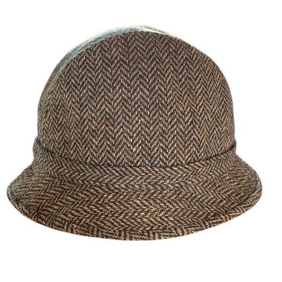 Vintage Pure British Wool Tweed Hat - Picture 3 of 6